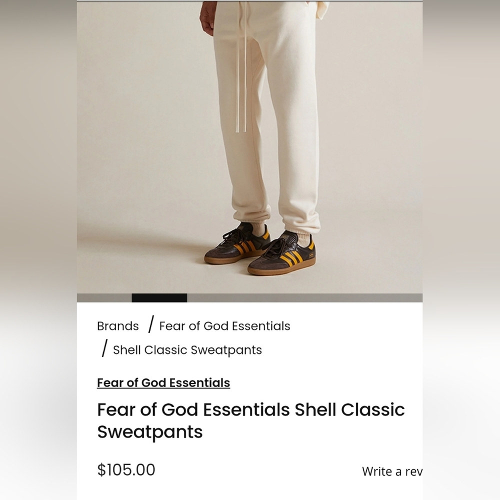 Essential mens sweatpants. Large size. Teal trim at bottom. Used 2 times.
